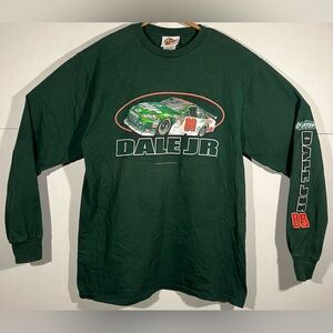 VTG 09 NASCAR Winners Circle Dale Earnhardt JR Shirt Men’s Sz L Long Sleeve Y2K